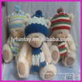 Factory supply custom Hot sale plush toy teddy bear toy with hat